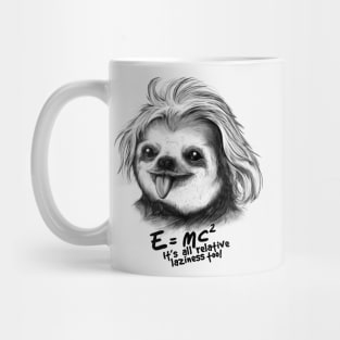 Sloth Einstein Mug